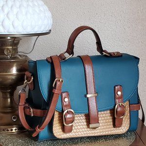 Modcloth Teal Academic Satchel